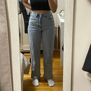 High Rise Wide Leg Jeans